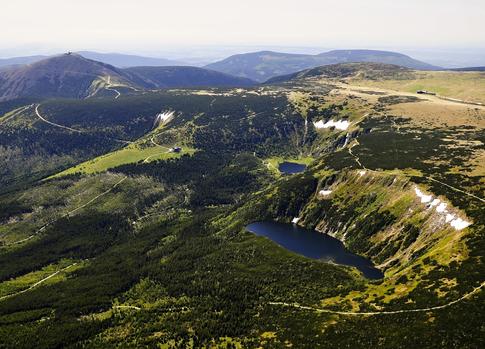 Pohled na cestu česko - polské přátelství, Malý a Velký Staw