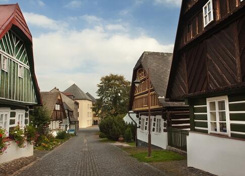 Neugieriges Gässchen in Jilemnice