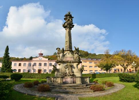Marian Column on Žacléř Square