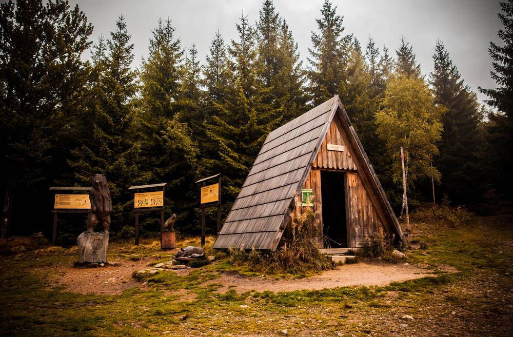 Schutzhütte ručičky