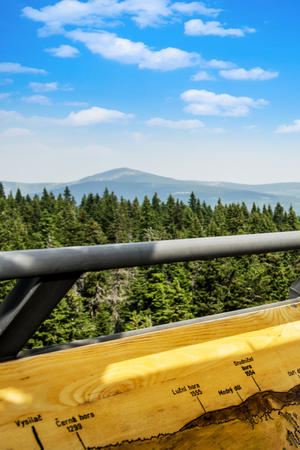 Na rozhledně Panorama na Černé hoře