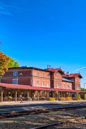 The Railway Station in Martinice