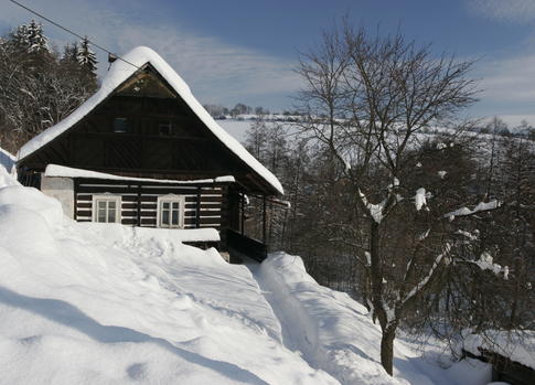 Timbered houses in the Krkonose