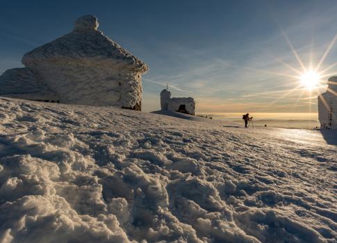 Laurentiuskapelle auf dem Gipfel der Schneekoppe
