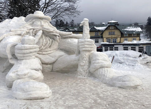 Schnee Rübezahl in Špindlerův Mlýn