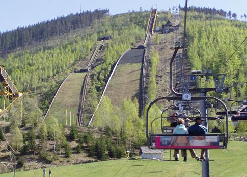 chairlift to Čertova Mountain