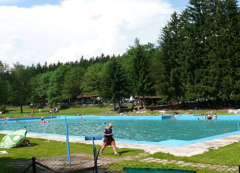 The swimming pool