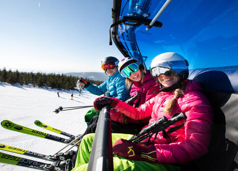 Skigebiet Špindlerův Mlýn - Svatý Petr