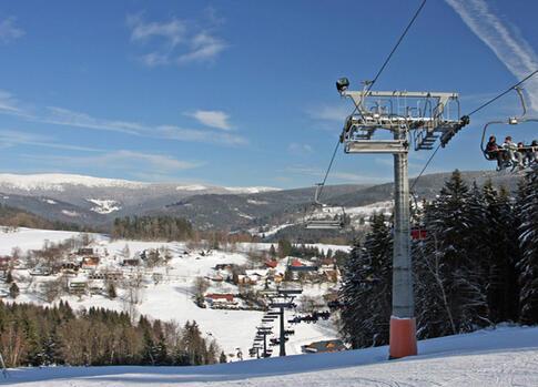 Skigebiet Vítkovice v Krkonoších