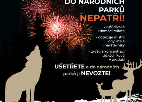 Pyrotechnika do národního parku nepatří