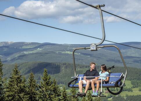 Chairlift to Zaly