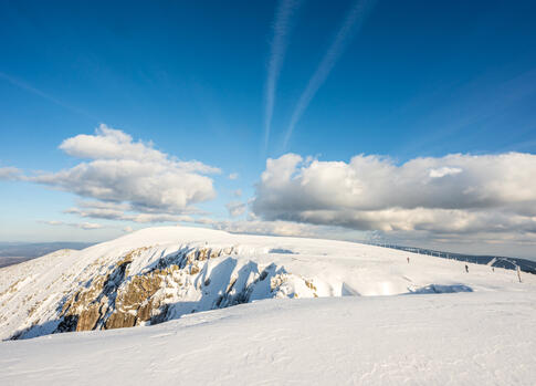 Na Sněžné jámy v zimě