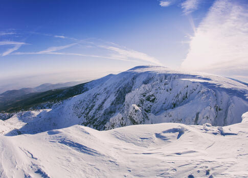 Na Sněžné jámy v zimě
