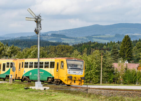 Train on the Jizera Pacifik line