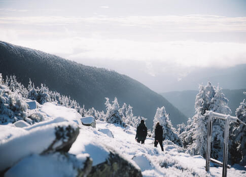 You can walk even in winter