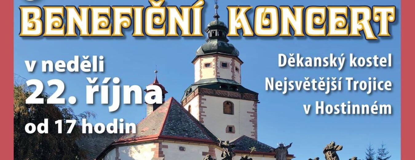 Benefiční koncert v kostele v Hostinném