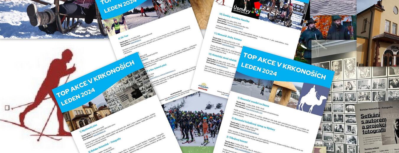 TOP akce v Krkonoších leden 2024