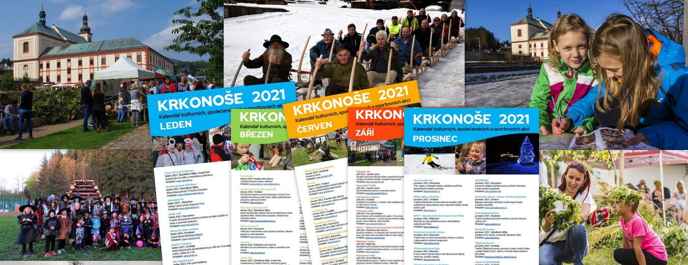 Roční kalendář akcí v Krkonoších 2021