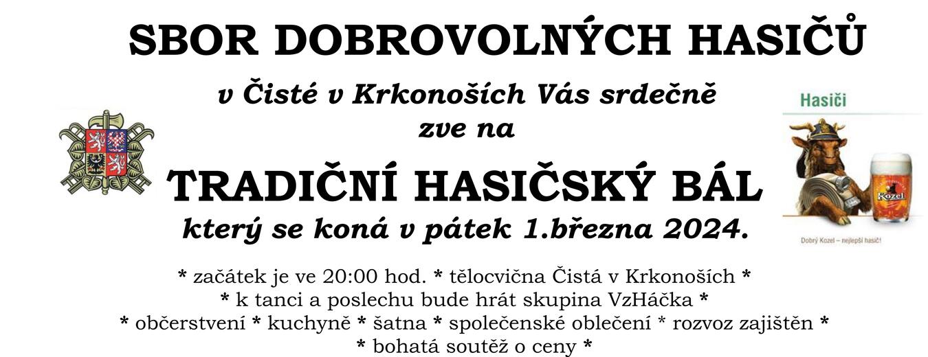 Tradiční hasičský bál