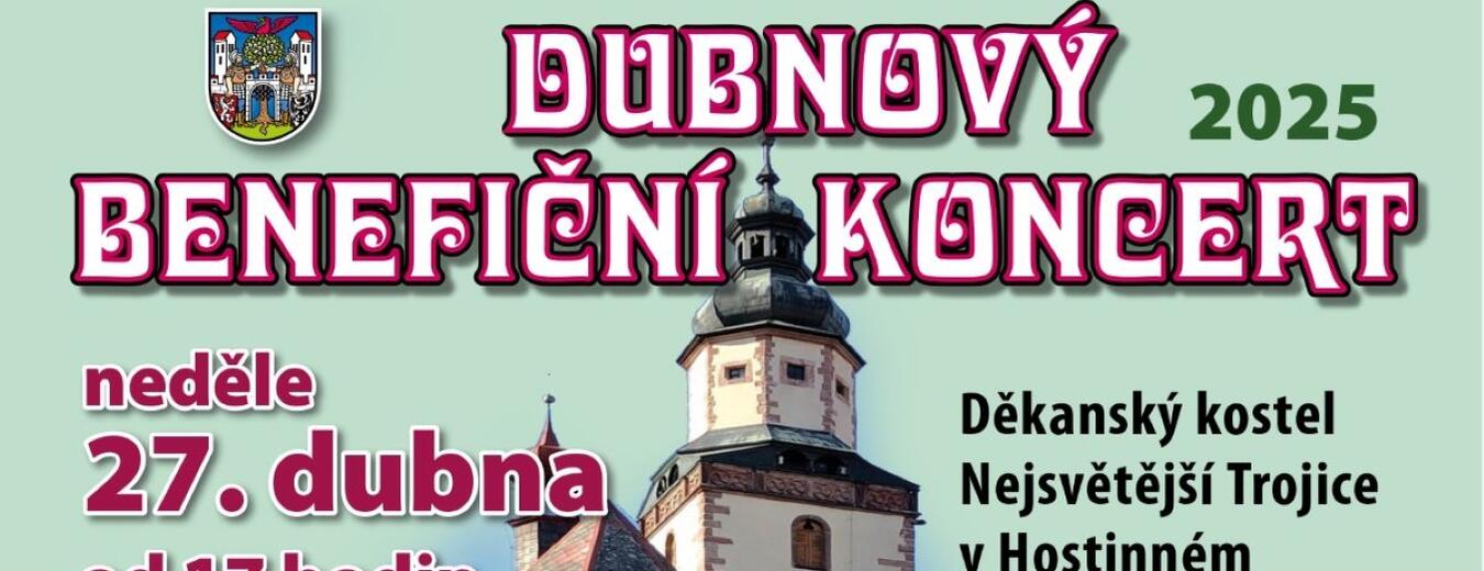 Dubnový benefiční koncert