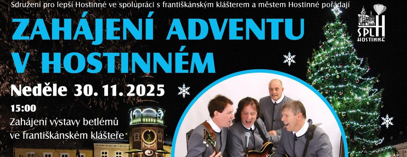 Zahájení adventu v Hostinném 