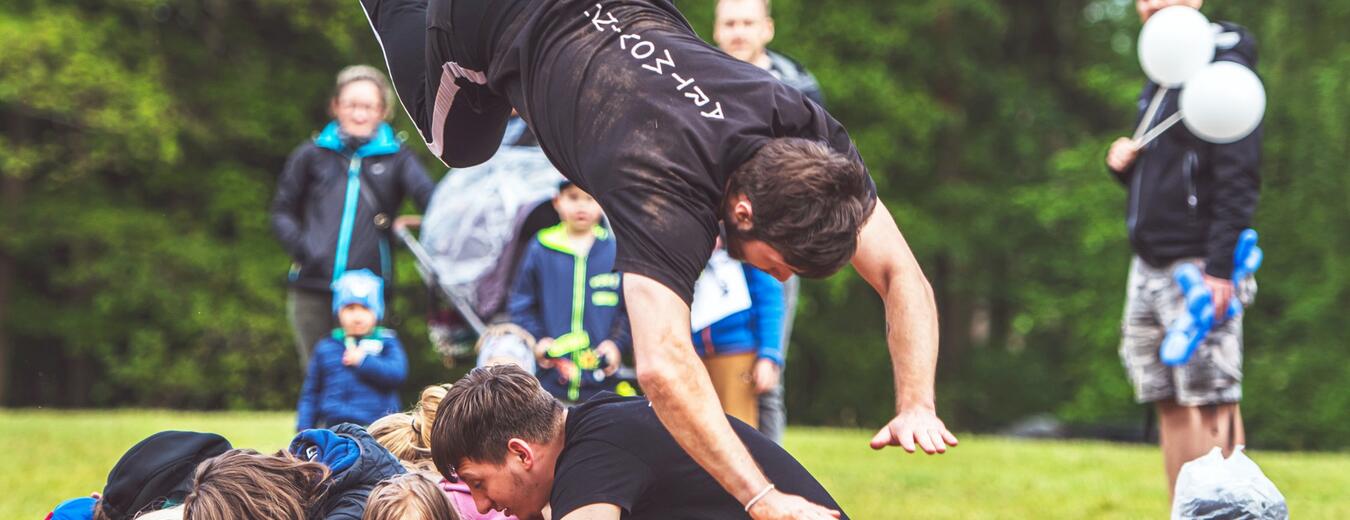 Parkour na Stezce