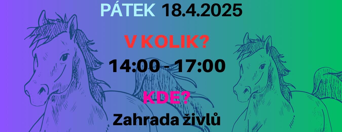 Velikonoční jízda na koních v Zahradě živlů