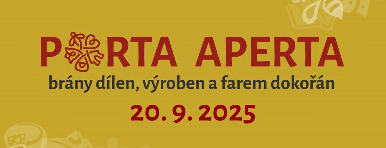 Porta Aperta 2025 – Otevřené brány dílen a farem