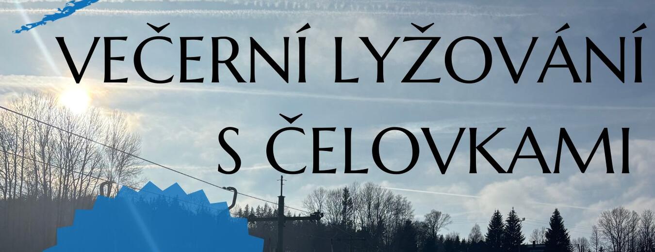 Večerní lyžování s čelovkami ve Skiareálu Sklenářice