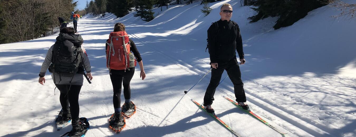 Schneeschuhwandern im Riesengebirge