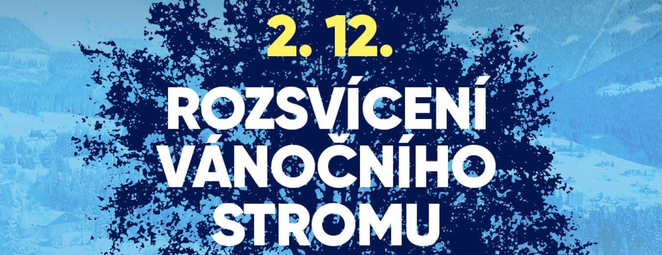 Rozsvícení vánočního stromu - Pec pod Sněžkou