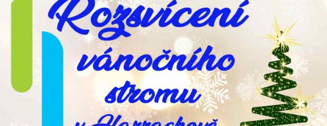 Rozsvícení vánočního stromu - Harrachov