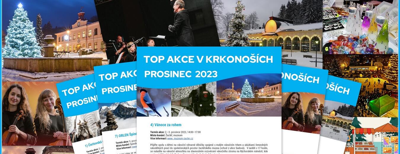 TOP akce v Krkonoších prosinec 2023