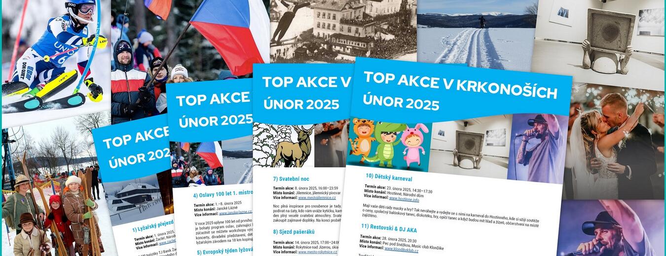 TOP akce v Krkonoších – únor 2025