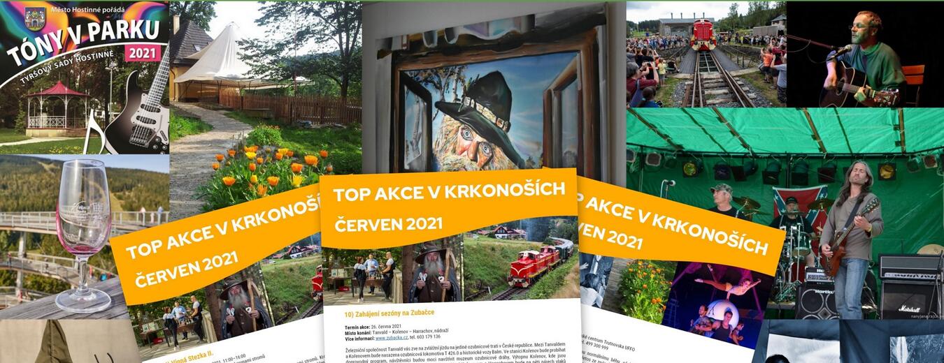 TOP akce v Krkonoších červen 2021