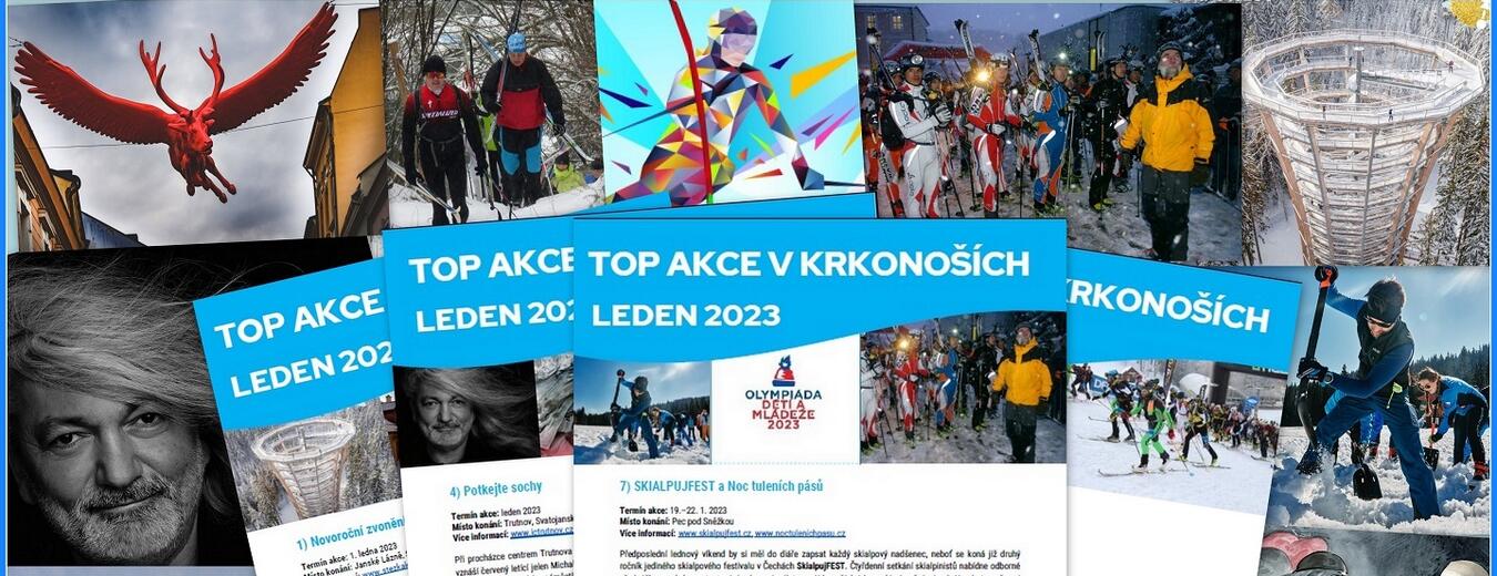 TOP akce v Krkonoších leden 2023 