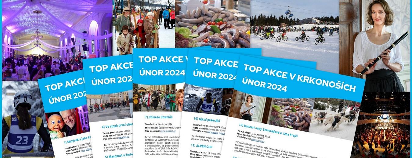 TOP akce v Krkonoších únor 2024