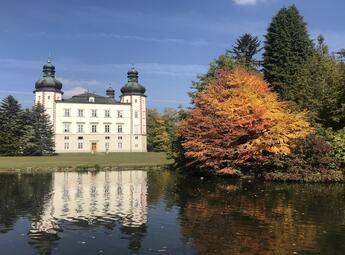 Zamek i park zamkowy w Vrchlabí