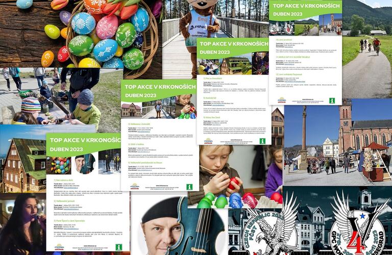 TOP akce v Krkonoších duben 2023