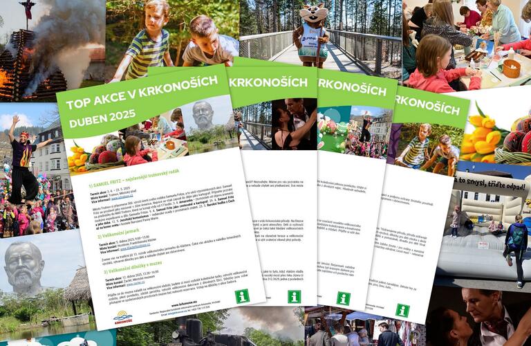 TOP akce v Krkonoších – duben 2025