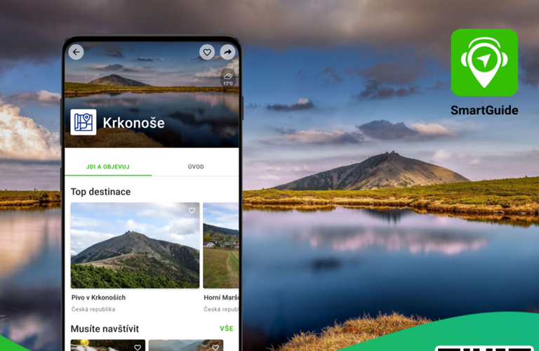 Krkonoše v aplikaci SmartGuide