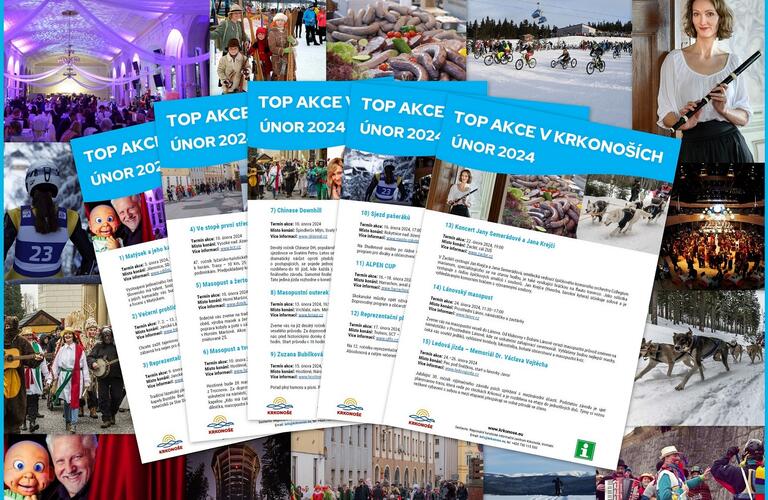 TOP akce v Krkonoších únor 2024