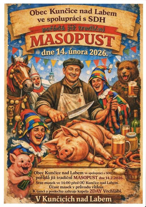 Masopust v Kunčicích nad Labem 