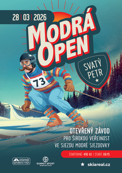 Modrá open