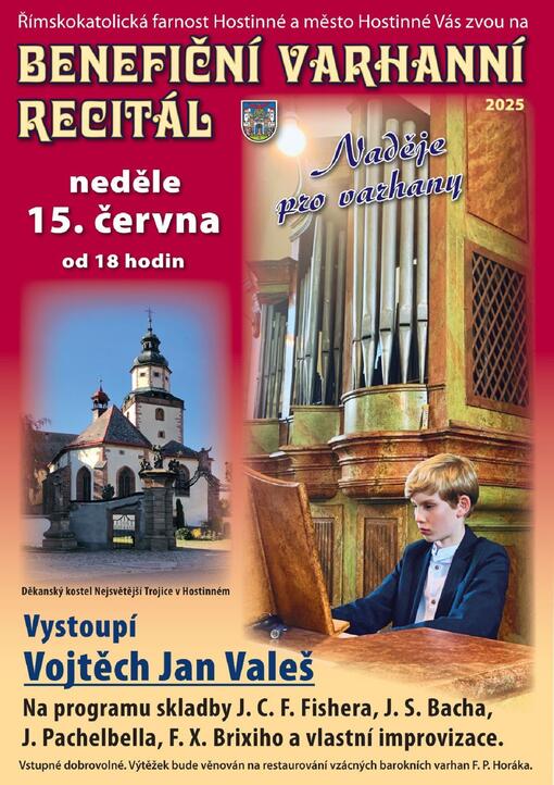 Benefiční varhanní recitál