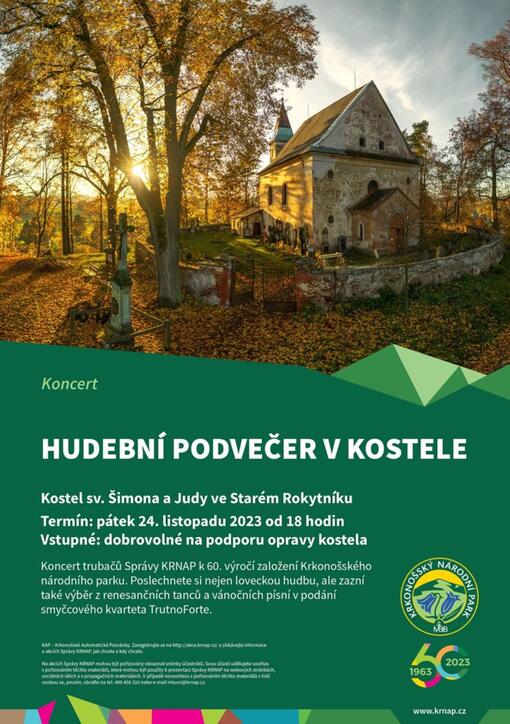 Hudební podvečer v kostele ve Starém Rokytníku