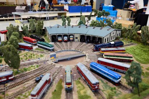 Výstava železničních modelů a kolejišť