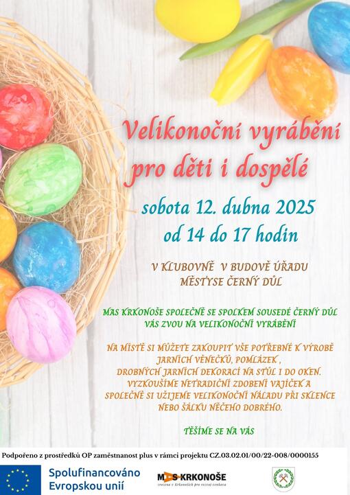 Velikonoční vyrábění pro děti i dospělé 