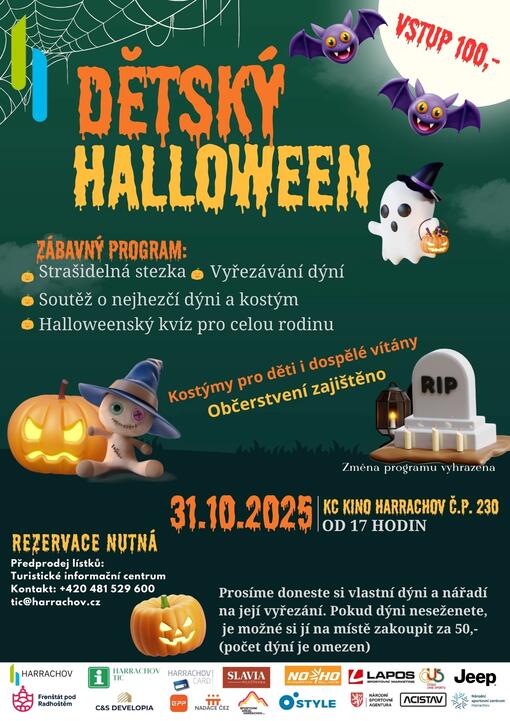 Halloween pro děti a dospělé