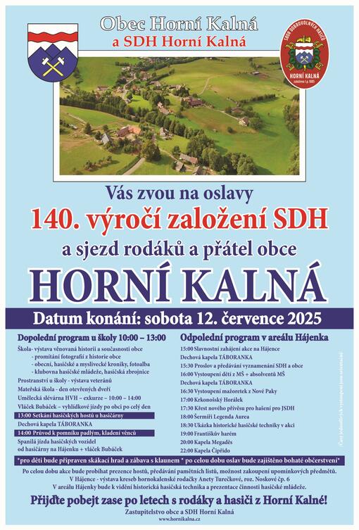  140 let od založení SDH v Horní Kalné 